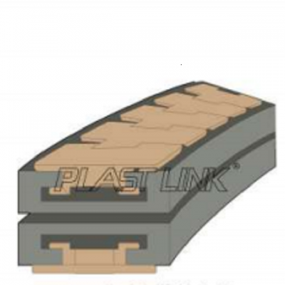 PL 882 TAB Turning chain corner tracks plastic guide rail for conveyor machine