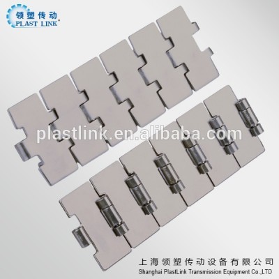 881M magnetic Single hinge steel top conveyor chains for food line