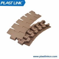 PL880 series flex slat top chain anti-static bevel magnetic chain